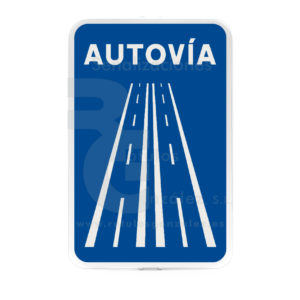 Señal de Código de Acero (S-01a) Autovía