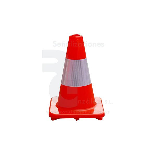 Cono PVC Naranja 30 cm.