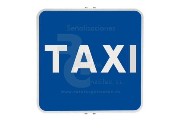 Señal de Código de Acero (S-18) Estacionamiento reservado para taxis