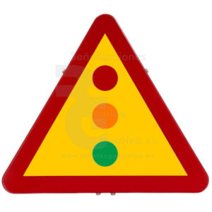 Señal de Código de Acero Obras (TP-03) Semáforos