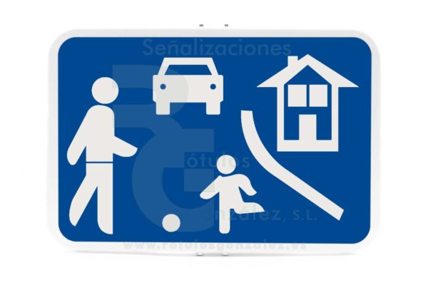 Señal de Código de Acero (S-28) Calle residencial