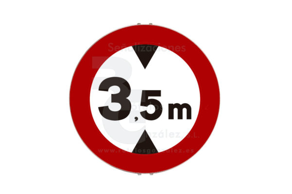 Señal de Código de Acero (R-205) Limitación de altura