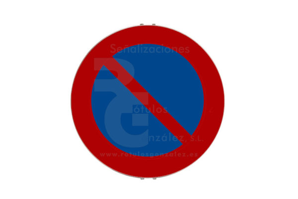 Señal de Código de Acero (R-308) Estacionamiento prohibido