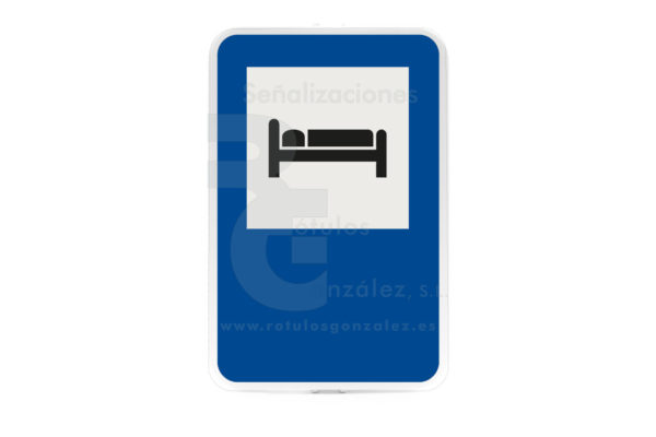 Señal de Código de Acero (S-110) Hotel o motel
