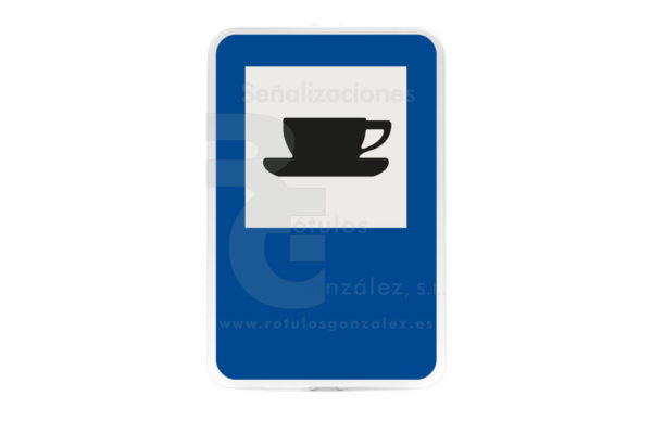 Señal de Código de Acero (S-112) Cafetería