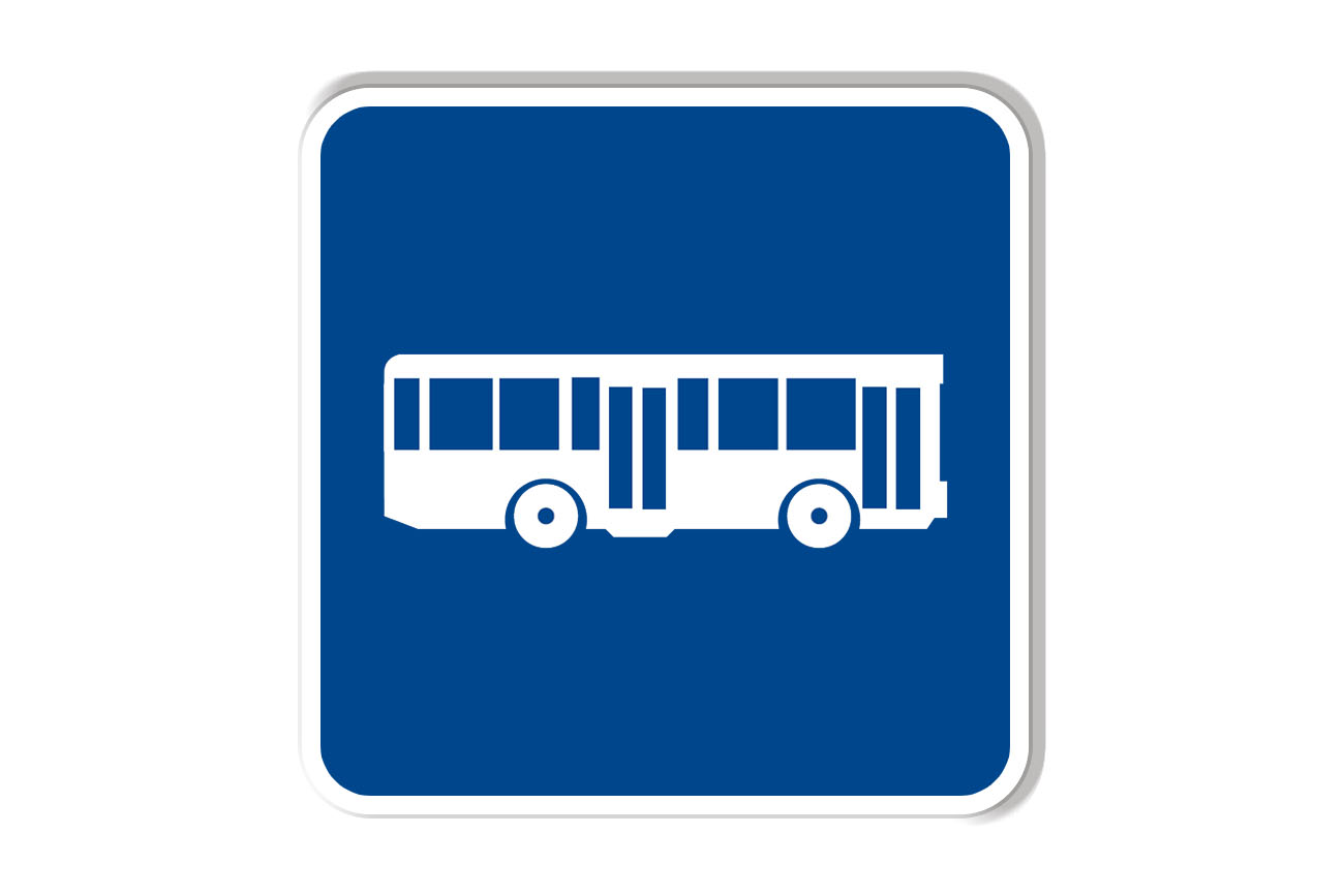 Señal de Código de Aluminio (S-51) Carril reservado para autobuses |  Rótulos González, S.L. Señalizaciones