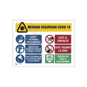 Cartel MEDIDAS DE SEGURIDAD COVID-19