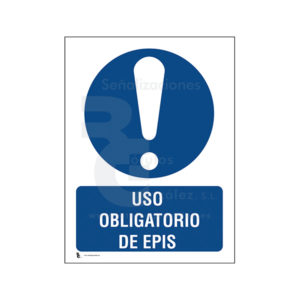 Cartel USO OBLIGATORIO DE EPIS