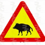 TP-24a · Paso de animales en libertad (jabalíes)