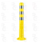 Baliza flexible SLIM de 75 cm · Ø 8 cm · 3 bandas reflectantes plateadas - Imagen 3