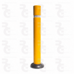 Bolardo flexible de TPU con banda reflectante · Con peana atornillable - Imagen 5