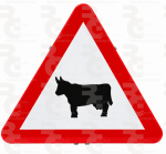 P-23 · Paso de animales domésticos o ganado