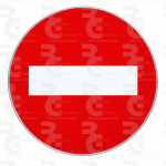 R-101 · Entrada prohibida · Aluminio CE