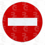 R-101 · Entrada prohibida · Acero MOPU CE