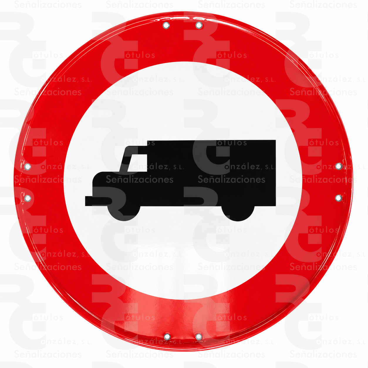 rg-montaje-r-106-eco-2026 R-106 · Entrada prohibida a vehículos destinados al transporte de mercancías · Económica - Imagen 1