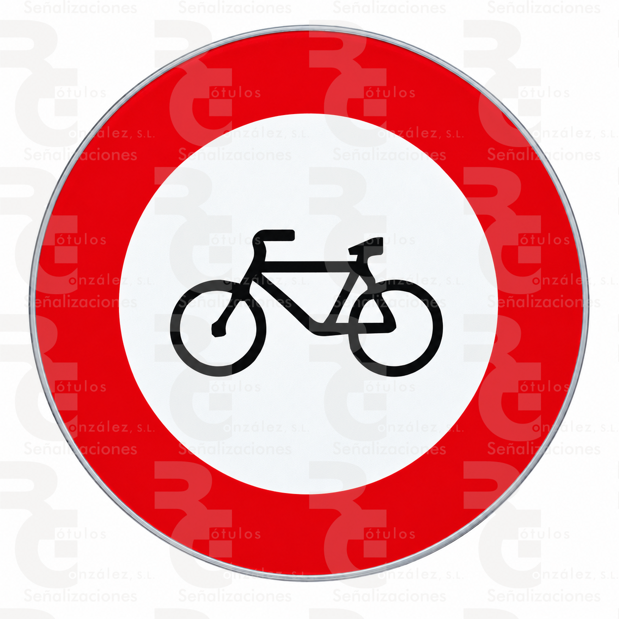 rg-montaje-r-114-alu-2026 R-114 · Entrada prohibida a ciclos · Aluminio CE - Imagen 1