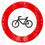 R-114 · Entrada prohibida a ciclos · Económica