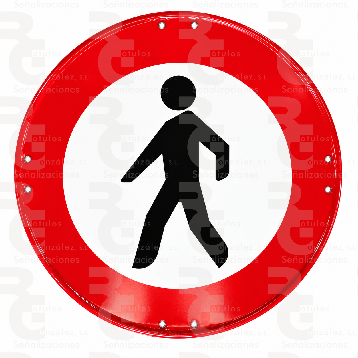 rg-montaje-r-116-eco-2026 R-116 · Entrada prohibida a peatones · Económica - Imagen 1