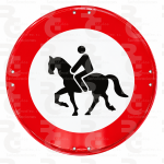 R-117 · Entrada prohibida a animales de montura · Económica