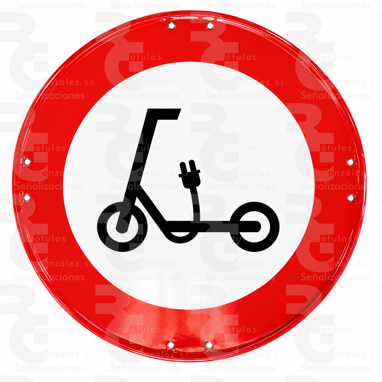 rg-montaje-r-118-eco-2026 R-118 · Entrada prohibida a vehículos de movilidad personal · Económica - Imagen 1