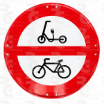 R-119 · Entrada prohibida a ciclos y vehículos de movilidad personal · Económica