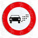 R-120 · Entrada prohibida según distintivo ambiental u otros criterios ambientales · Aluminio CE