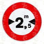R-204 · Limitación de anchura · Aluminio CE