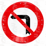 R-303 · Giro a la izquierda prohibido · Económica
