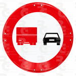R-306 · Adelantamiento prohibido para camiones · Económica