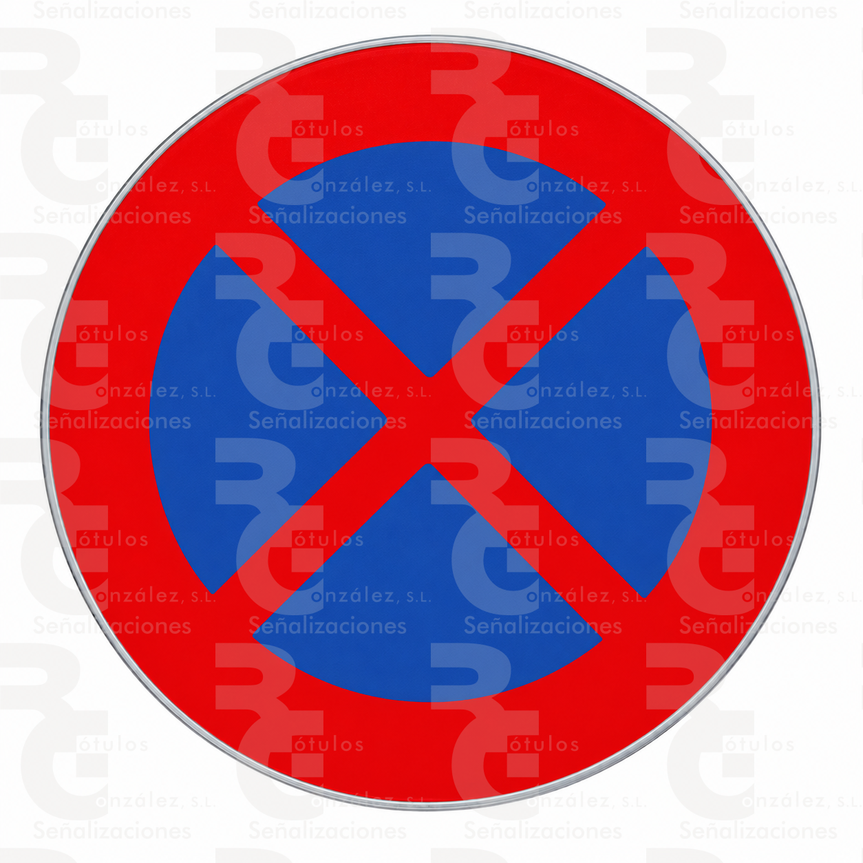 rg-montaje-r-307-alu-2026 R-307 · Parada y estacionamiento prohibido · Aluminio CE - Imagen 1
