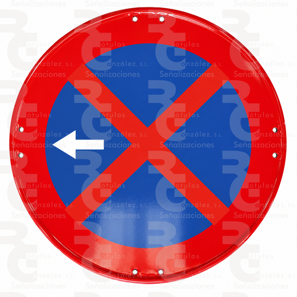 rg-montaje-r-307c-eco-2026 R-307c · Parada y estacionamiento prohibido hacia la izquierda · Económica - Imagen 1