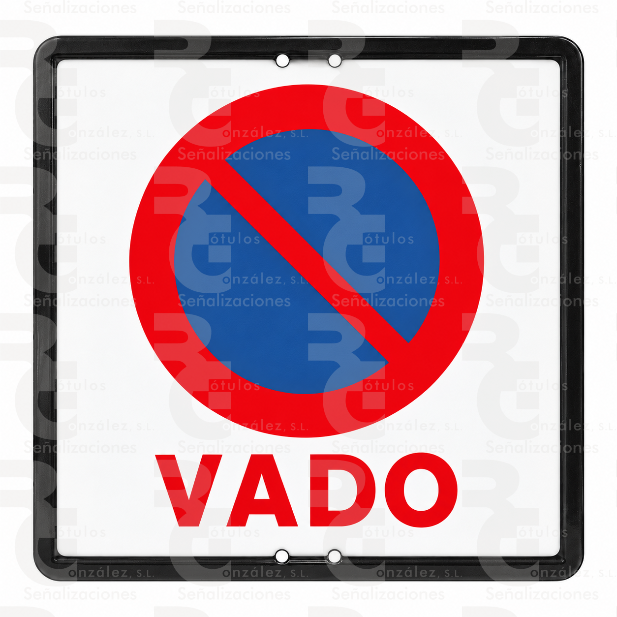 rg-montaje-r-308e-economica-final-2026 R-308e · Estacionamiento prohibido en vado · Económica - Imagen 1