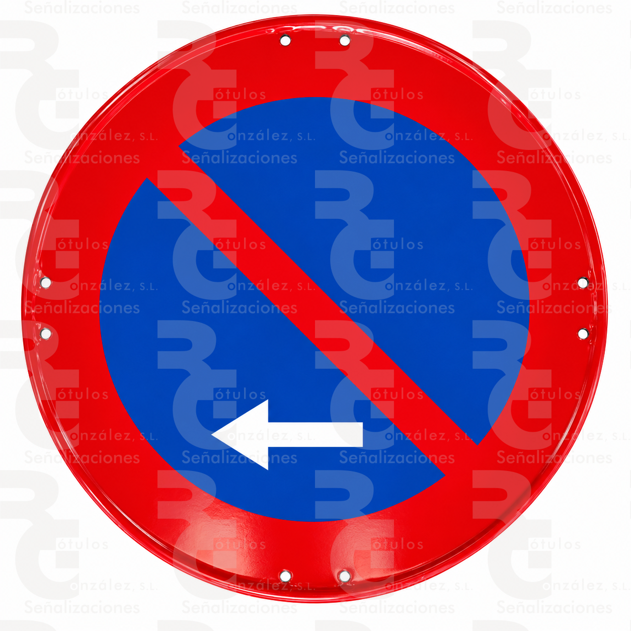 rg-montaje-r-308h-eco-2026 R-308h · Estacionamiento prohibido hacia la izquierda · Económica - Imagen 1