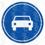R-404 · Calzada obligatoria para automóviles, excepto motocicletas de dos ruedas · Económica