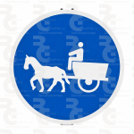 R-408 · Camino obligatorio para vehículos de tracción animal · Acero MOPU CE