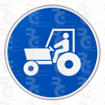 R-419 · Camino obligatorio para tractores · Aluminio CE