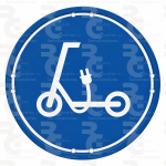 R-420 · Vía reservada y obligatoria para vehículos de movilidad personal · Económica