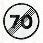 R-501 · Fin de la limitación de velocidad · Acero MOPU CE