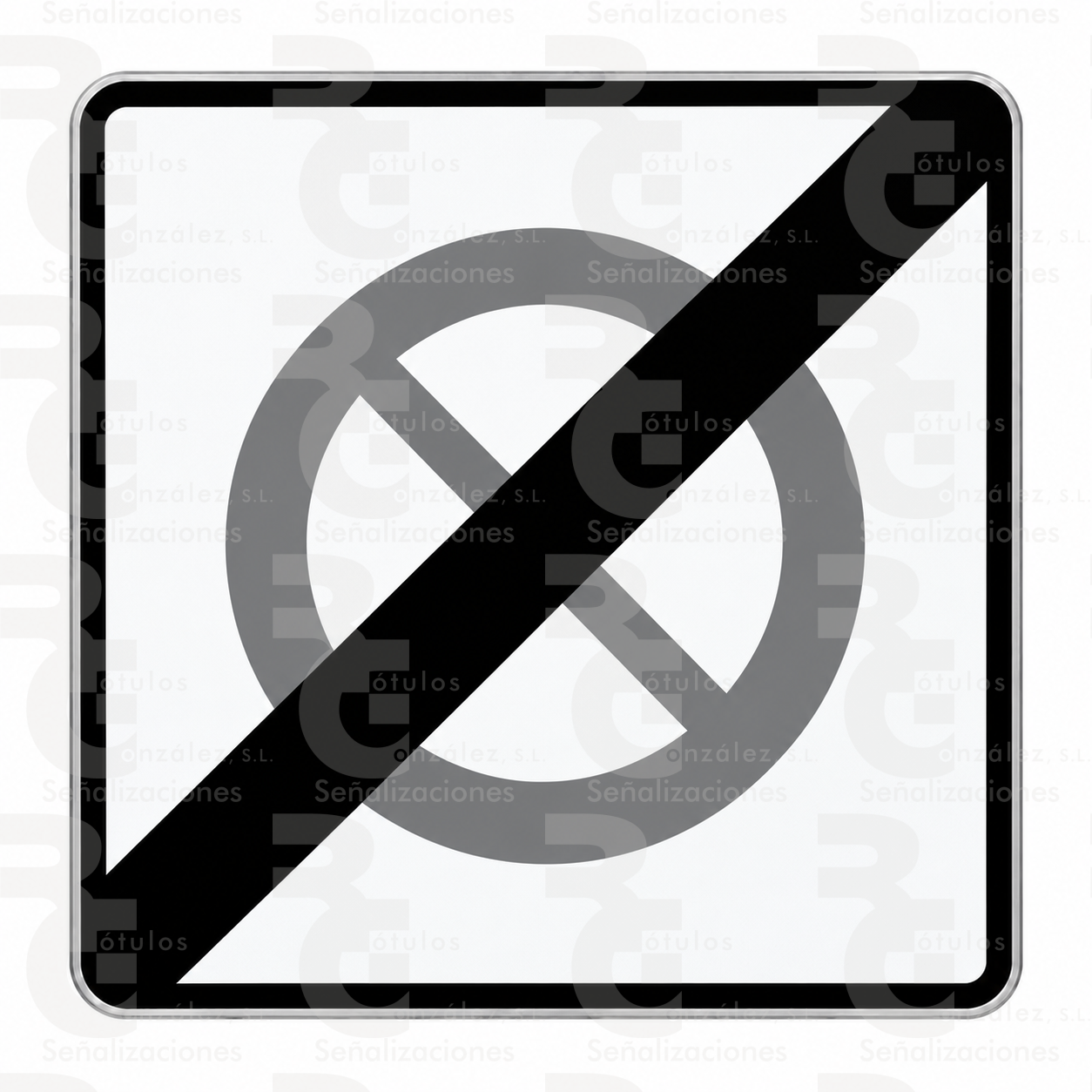 rg-montaje-r-504-aluminio-final-2026 R-504 · Fin de zona de estacionamiento limitado · Aluminio CE - Imagen 1