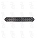 Separador de carril de caucho 100 × 15 × 5 cm · Negro con bandas blancas - Imagen 3