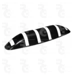 Separador de carril ONA L de PVC reciclado · 83,6 × 22 × 12,6 cm