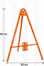 Trípode tubular Ø 20 mm con asa para señales económicas y M.O.P.U. - Imagen 6