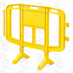 Valla peatonal de plástico ECObarrier · 120 × 100 cm