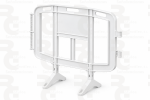 Valla peatonal de plástico ECObarrier · 120 × 100 cm - Imagen 6